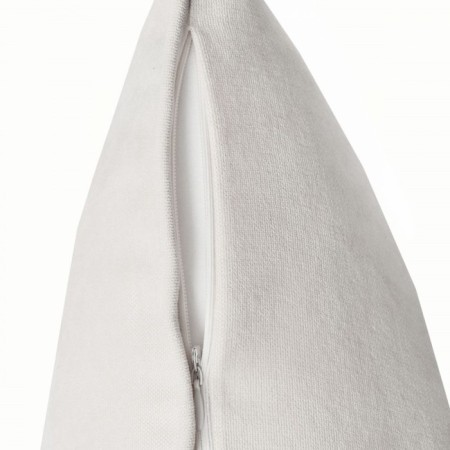 Decorative pillowcase "Tina", size 45x45 cm, white color-1