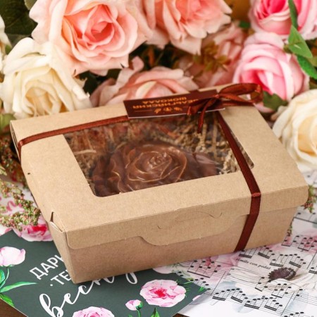 Chocolate figure "Rose", 80 g-1
