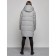 Coat insulated winter female, size 50, color gray