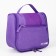 Cosmeticis-mester with a lightning, with a hook, an outer pocket, purple color