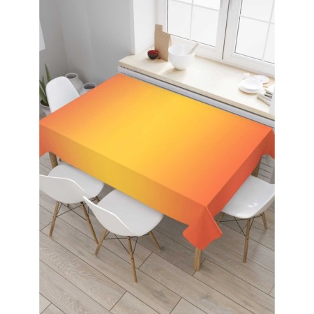 Tables on the table "Orange transfusion", rectangular, Saten, size 120x145 cm