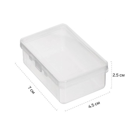 Box, 1 department, 7 x 4.5 x 2.5 cm