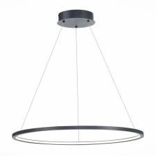 Suspension lamp ST LUCE. ST603.443.34. 1x34 W, LED, 4000K, 2210 LM, 60x60 cm, black color