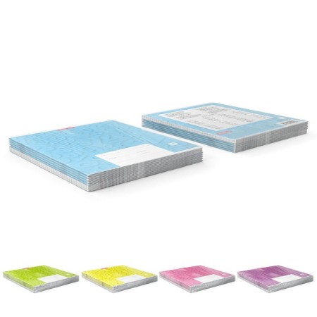 Notebook 18 sheets cell "Typographic. Figures", cardboard cover, mix-7