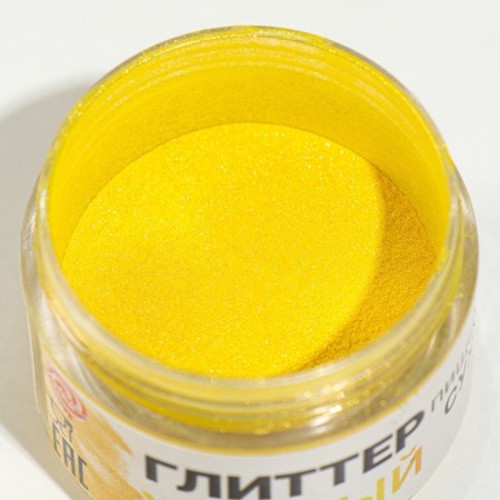 Glitter Kandurin Condermom "Yellow", fraction 10-60 µm, 5 g-2