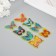 Silicon sticker on the glass phosphorus "butterfly" 20x16 cm