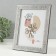 Photo frame plastic 15x20 cm "Krakelyur. Black on white" 18x23.8 cm