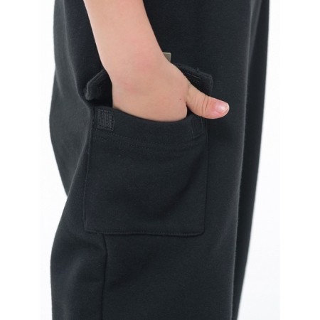 Pants for boys, height 86 cm, black color-5
