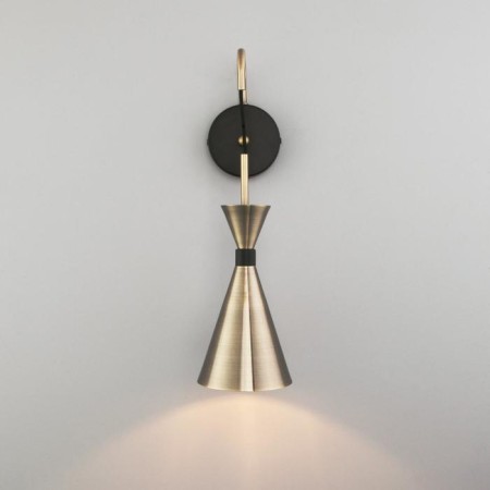 Bra Glustin, 1x60W E14, brass color, black-1