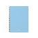 Notebook A5, 80 sheets in the cage on the crest Erichkrause "Pastel", plastic cover, OFSET BOLK, 100%whiteness, mix