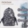 Tourist backpack, 16 l, lightning department, 3 outer pockets, “ZFTS”, color gray/camouflage