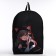 School textile Backpack "Anime Girl", 38x14x27 cm, black color