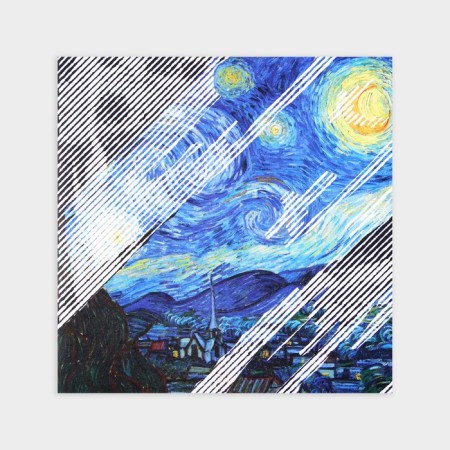 Antistress coloring on stripes "masterpieces", 21 x 21 cm-2