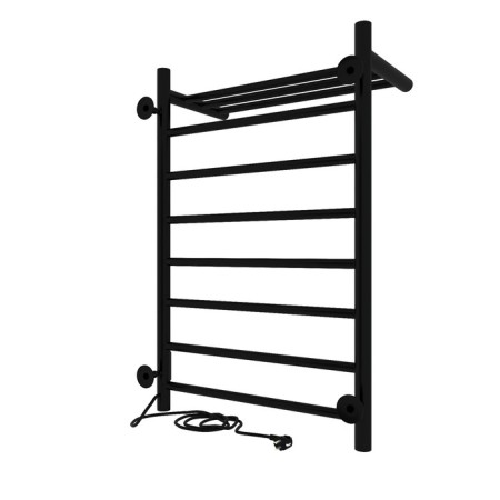 The electric heated towelputant "Sanprise" Aurora P8, 500x800 mm, right, black-5
