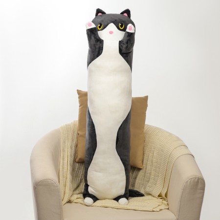 Soft toy-podushka "cat", 110 cm, black color