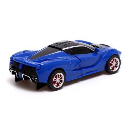 Inertial “sports car” robot, transforms in a collision, mixing color-7