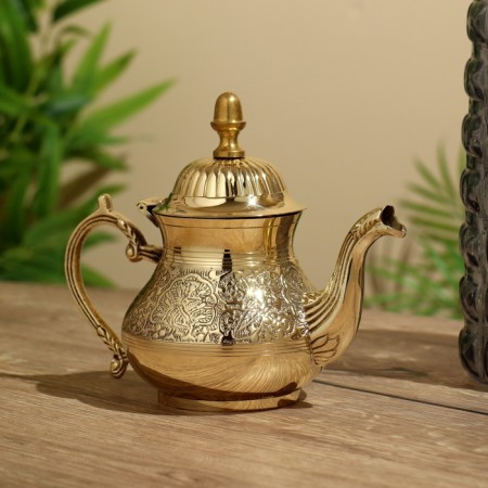 Teapot 20x10x17 cm, brass