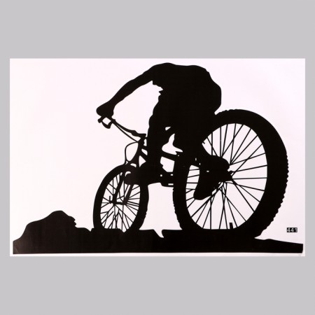 Stick 3D Interior cycling 57*40cm