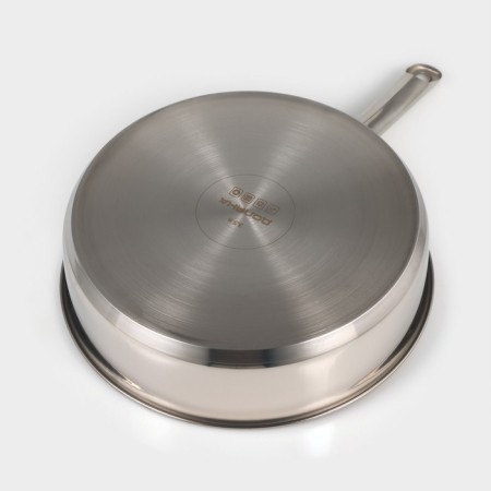 Poster - a stew of stainless steel "GRET" with a heat distribution layer. D = 26 cm, 3.5 l, induction-5