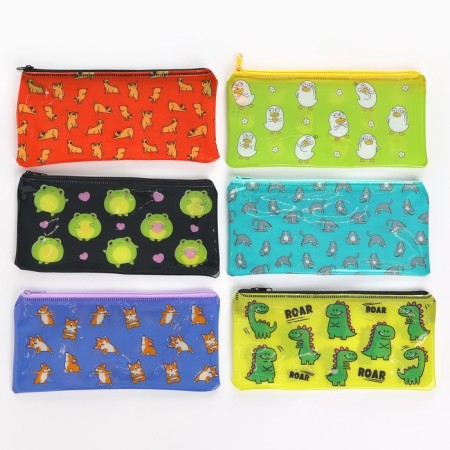 Penal school soft flat 9.5 x 20.5 PVC “September 1: Pupsiki” mix-1