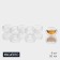 Set of glass ore with double walls Magistro "Sakura", 50 ml, 6 pcs