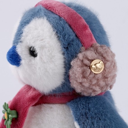 New Year's soft toy "Little Friend", penguin, blue color, for the New Year-4