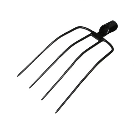 Helped pitchfork, 4-thoroughs, tulas 40 mm, rail steel, without cuttings, Greengo-1