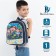 Baby backpack on lightning, blue color