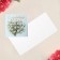Cards-Mini "With Love", bouquet, 7 × 7 cm