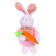 Soft toy "Rabbit with carrots", on the suspension, the color of mix