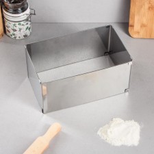Baking form with “rectangular” size adjustment, H -12 cm, 15x25 - 27x48 cm