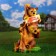 Garden figure "Bears Come friends" 30x27x55cm