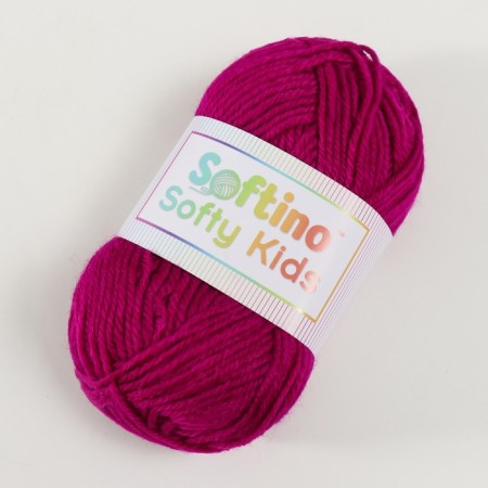 Yarn 100% acrylic "Softy Kids" 90m ± 5m 50 g Color 14 pink-purple-1