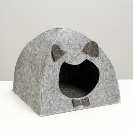 Animal house from the felt "Eared", 40 x 40 x 40 cm
