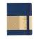 Universal diary for grades 1-11 Dark Blue, hard cover, artificial leather, elastic band, lies, 48 ​​sheets