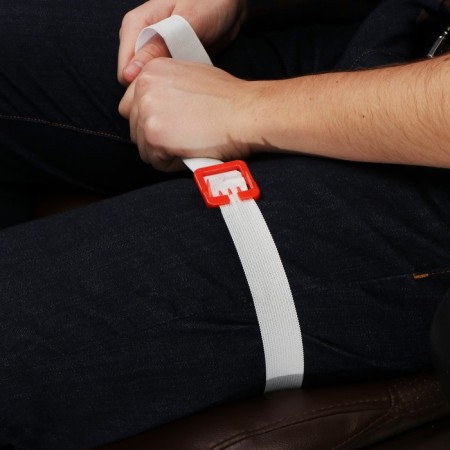 Medical hemostatic harness, with buckle and hook, 60 x 2.5 cm-5
