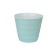 Plastic pot with the Laura tab, mint color