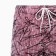 Female pants with print, pink color with black pattern, size 48