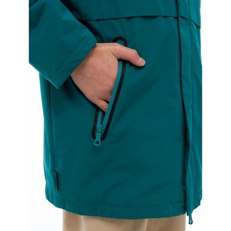 Windbreaker for boys, height 134 cm, emerald color-12