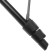Luazon floor tripod, reinforced legs, height regulation 34-108 cm, black