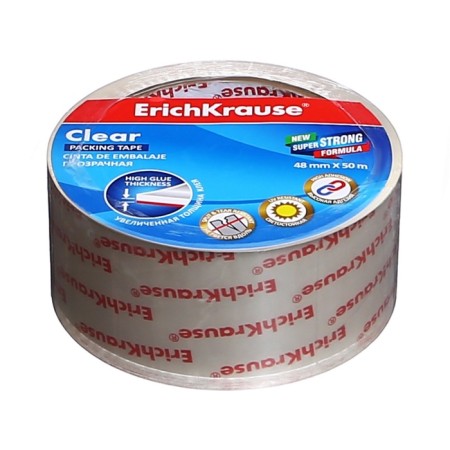 Glue tape packaging Erichkrause "Clear", 48 mm x 50 m, 60 μm, transparent, price per 1 pc.-6