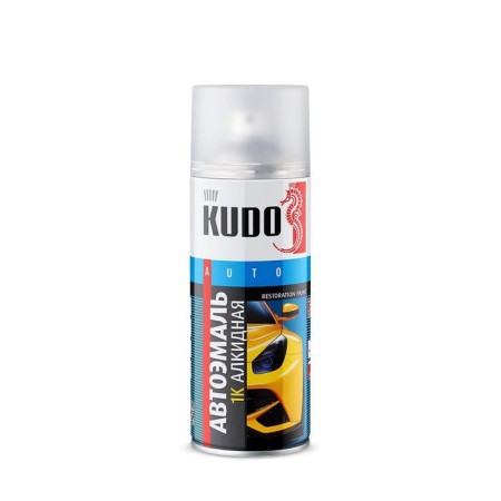 Enamel Kudo car repair "White Night", 520 ml, alkyd, KU-4036