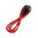 EXPLOYD CLASSIC EX-K-494, microUSB-USB, 1 m, red cable