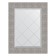 Mirror with engraving in the baguette frame, silver coinage 90 mm, 56x74 cm
