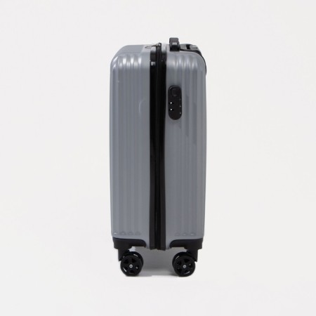 Small suitcase 20 ", code castle, silver color-1