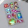 Sticker plastic holography "Lolliceis" MIX 23x11 cm