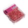 Office paper clips 28 mm, color, 100 pieces, Globus pink, Eurobox