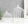 Summary Metal "Karetkva" White set 2 pcs 16x12x9 cm 20x14.5x12 cm
