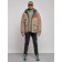 Winter male jacket, size 56, brown color