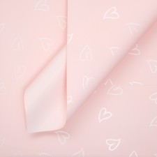 Film sheets 57x57cm, pink, 65 microns